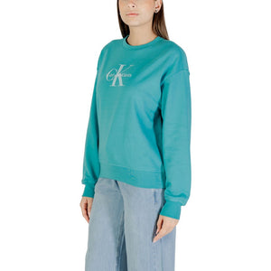 Calvin Klein Jeans Blauer Baumwoll-Sweatshirt