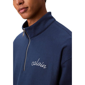 Calvin Klein Jeans Blauer Baumwoll-Sweatshirt