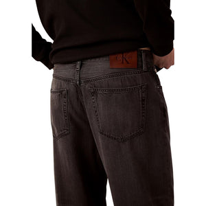 Calvin Klein Jeans Schwarze Lyocell Jeans im Relaxed Fit