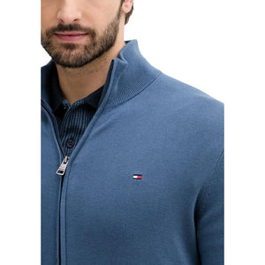 Tommy Hilfiger Blauer Baumwollcardigan