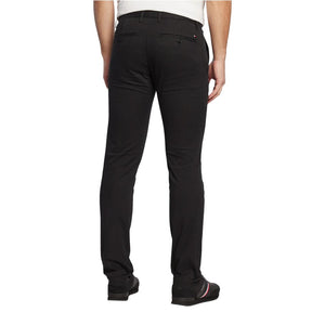 Tommy Hilfiger Schwarze Skinny-Hose aus recycelter Baumwolle