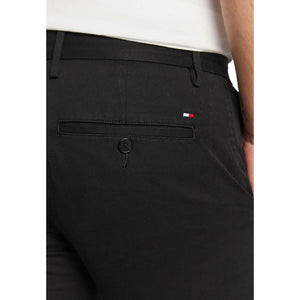 Tommy Hilfiger Schwarze Skinny-Hose aus recycelter Baumwolle
