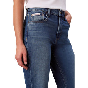 Blue Cotton Mom Jeans
