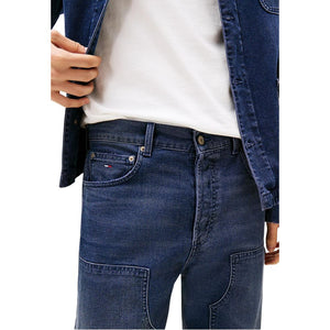 Tommy Hilfiger Jeans Blaue Jeans aus recycelter Baumwolle im Relaxed Fit