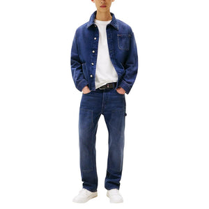 Tommy Hilfiger Jeans Blaue Jeans aus recycelter Baumwolle im Relaxed Fit
