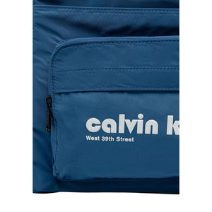 Calvin Klein Blauer Rucksack aus recyceltem Polyester