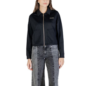 Guess Active Schwarzes Polyamid-Sweatshirt