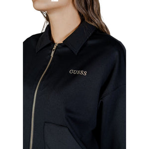 Guess Active Schwarzes Polyamid-Sweatshirt