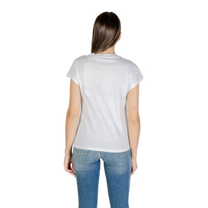 Guess Weißes Baumwoll-T-Shirt
