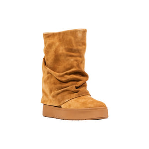 Guess Beige Wildleder-Stiefeletten
