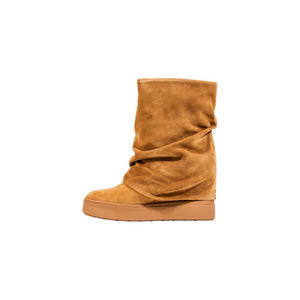 Guess Beige Wildleder-Stiefeletten