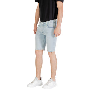 Levi's Hellblaue Baumwoll-Bermudashorts