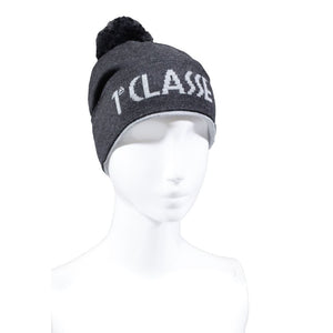 Alviero Martini Prima Classe Graue Wollmütze (Baseball Cap)