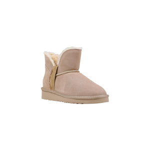 Alviero Martini Prima Classe Beige Leder Stiefeletten