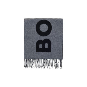 Gray Wool Scarf