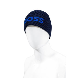 Hugo Boss Blaue Kappe aus recyceltem Polyamid (Baseballkappe)