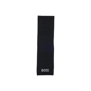 Hugo Boss Schwarzer Schal aus Polyacryl