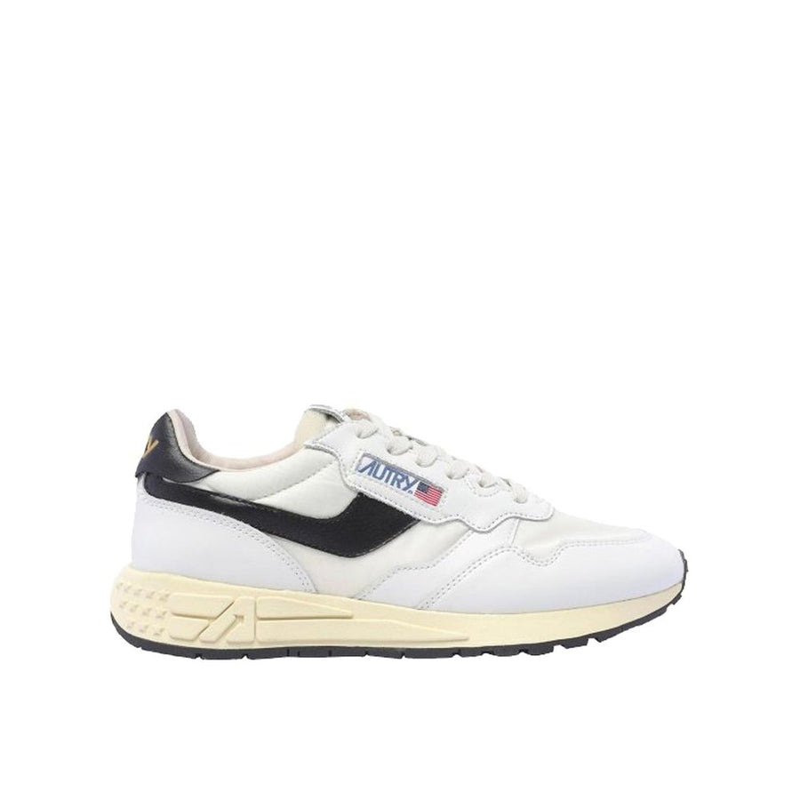 Autry Weiße Low-Top-Sneaker aus Leder