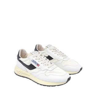 Autry Weiße Low-Top-Sneaker aus Leder