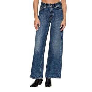 Tommy Hilfiger Blaue Jeans aus recycelter Baumwolle im Relaxed Fit