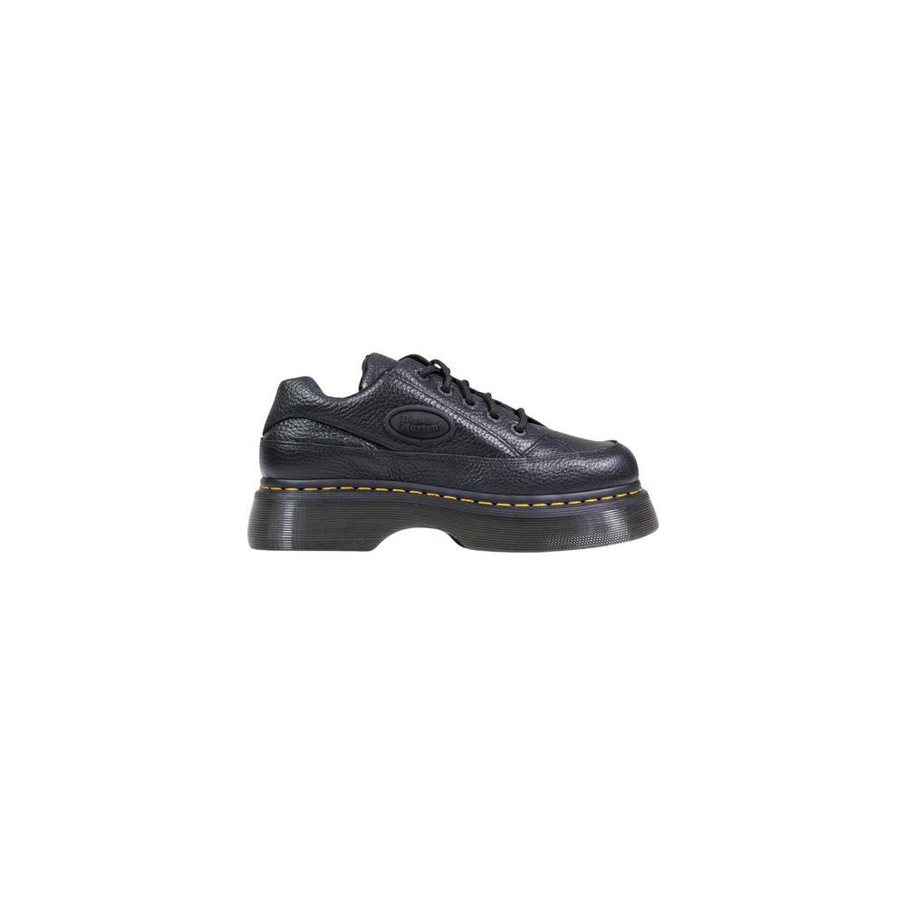 Dr. Martens Schwarze Leder Plateau-Pumps