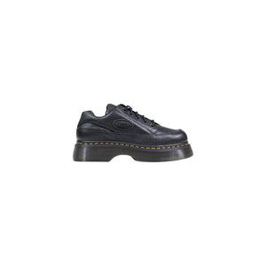 Dr. Martens Schwarze Leder Plateau-Pumps