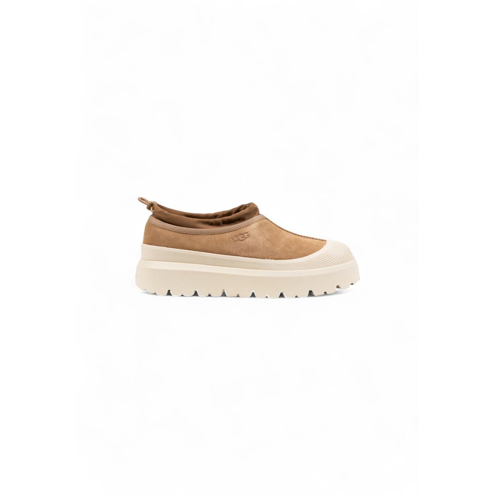 UGG Beige Wildleder-Clogs