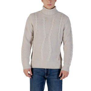 Gianni Lupo Grauer Marabu-Rollkragenpullover