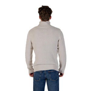 Gianni Lupo Grauer Marabu-Rollkragenpullover