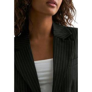 Only Schwarzer Blazer aus recyceltem Polyester