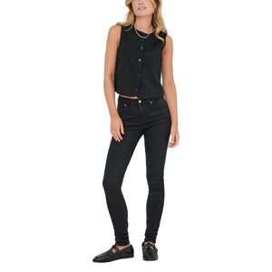 Only Schwarze Weste aus recyceltem Polyester