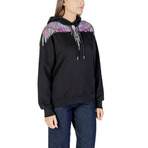 County of Milan Schwarzer Baumwoll-Hoodie