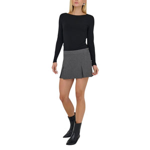 Jacqueline De Yong Graue Polyester-Shorts