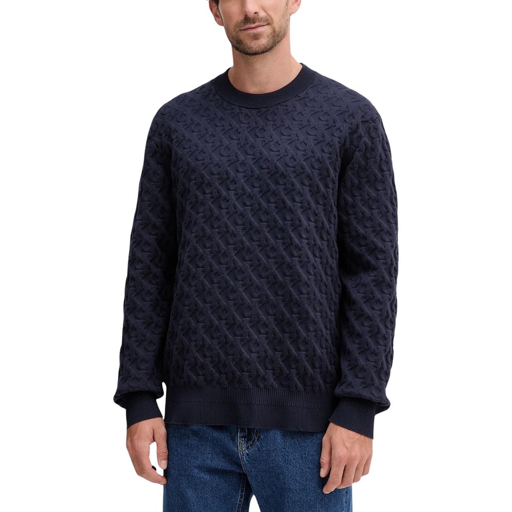 Calvin Klein Jeans Blauer Baumwoll-Sweatshirt