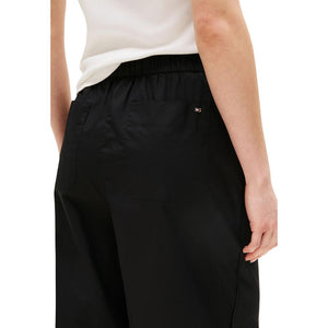 Tommy Hilfiger Schwarze lässige Hose aus Bio-Baumwolle