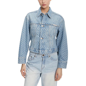 Light Blue Cotton Denim Jacket
