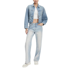 Light Blue Cotton Denim Jacket