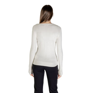 Guess Sweatshirt aus Viskose in Creme