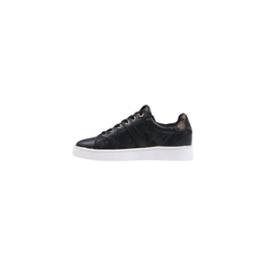 Guess Schwarze Low-Top-Sneaker aus Polyethylen