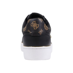 Guess Schwarze Low-Top-Sneaker aus Polyethylen