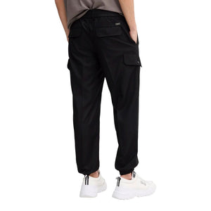 Armani Exchange Schwarze Freizeithose aus Polyester