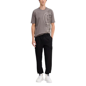 Armani Exchange Schwarze Freizeithose aus Polyester