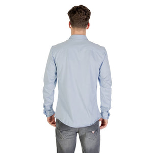 Only & Sons Blaues Baumwollhemd