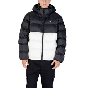 Cream Polyamide Full-Length Jacket