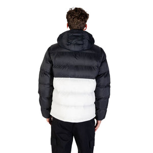 Cream Polyamide Full-Length Jacket