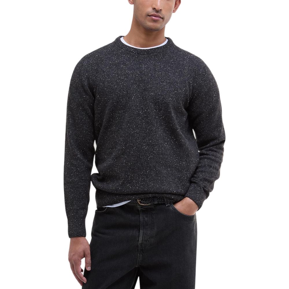 Barbour Schwarzer Wollpullover