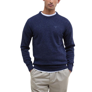 Barbour Blauer Wollpullover