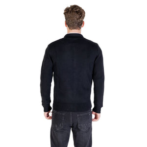 Gianni Lupo Schwarzer Marabou-Pullover