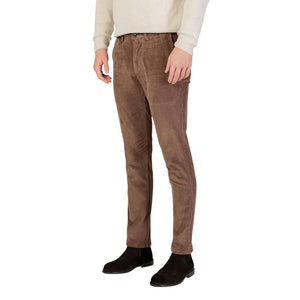 Borghese Braune Baumwollhose für die Freizeit
