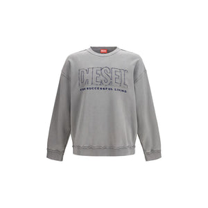 Diesel Grauer Baumwollpullover